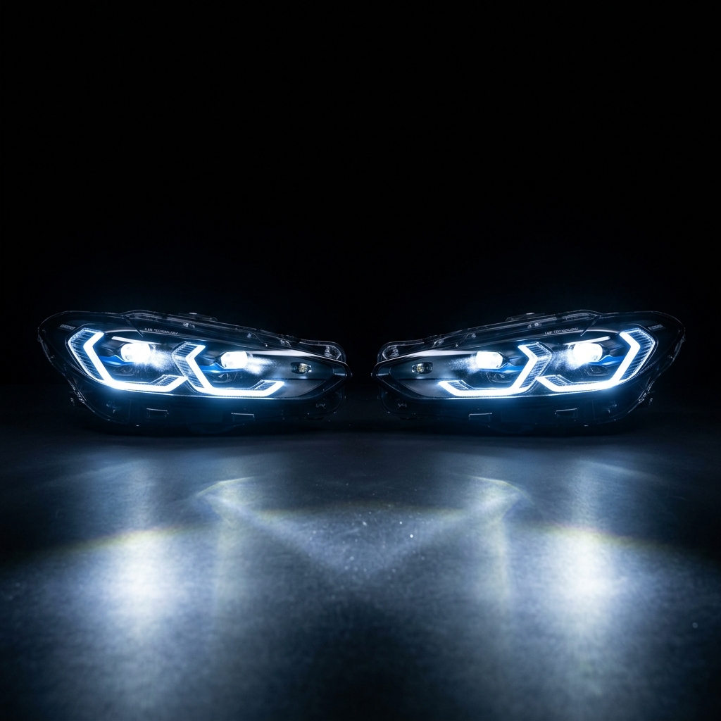 LED Headlights Pair
